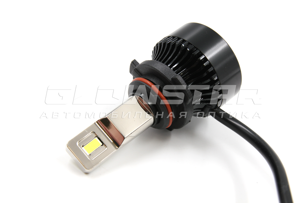Светодиодные лампы HB4 (9006) Sariti K5 с обманкой, с вентилятором, 5500K, 12V, 50W (комплект, 2шт)