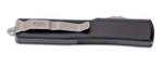 Фронтальный нож Microtech 148-10 UTX-70 Black Выкидной