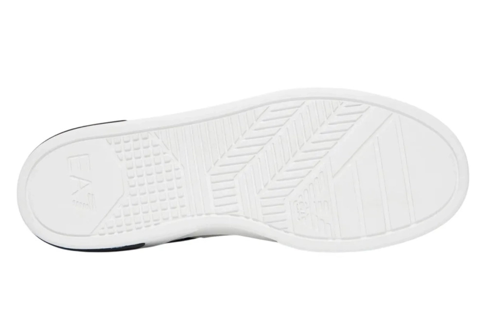 Мужские кроссовки EA7 Unisex Woven Sneaker - white/black