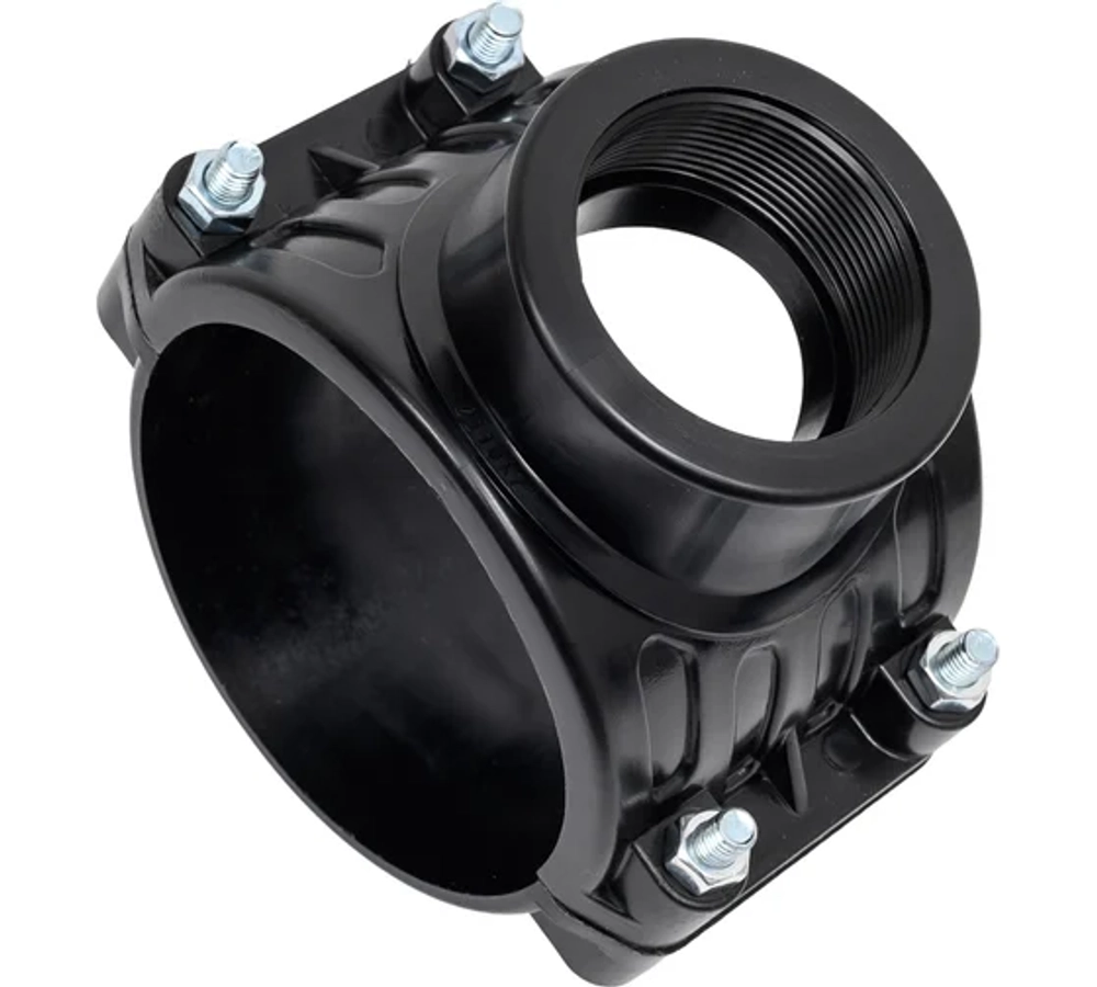 Седелка ПЭ 63 - 1/2" (4 болта) усил. POELSAN
