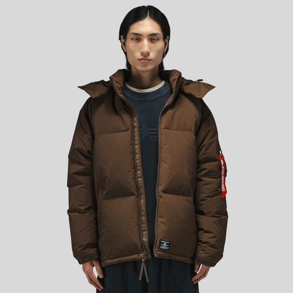 Куртка Alpha Industries Puffer Parka Espresso (Темно - коричневый)
