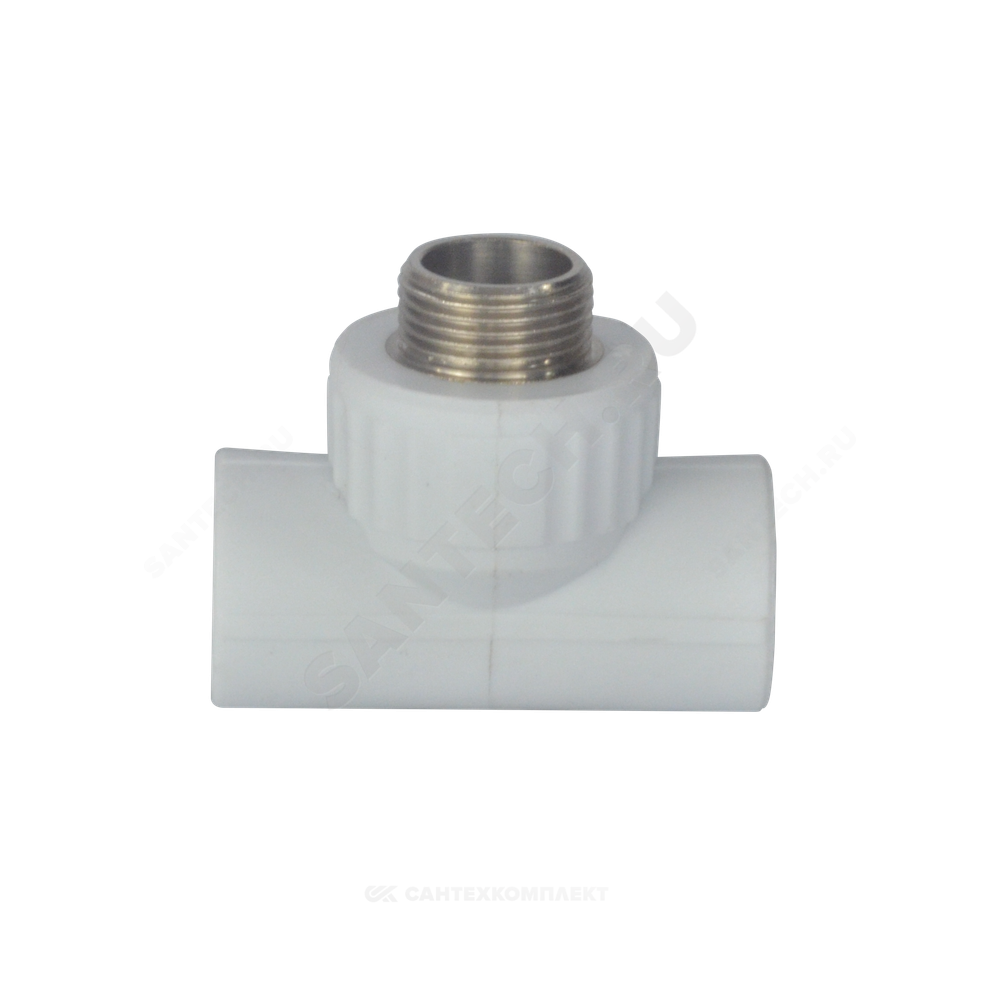 Тройник PP-R комбинированный белый Дн 25х1/2" НР VALFEX 10128125