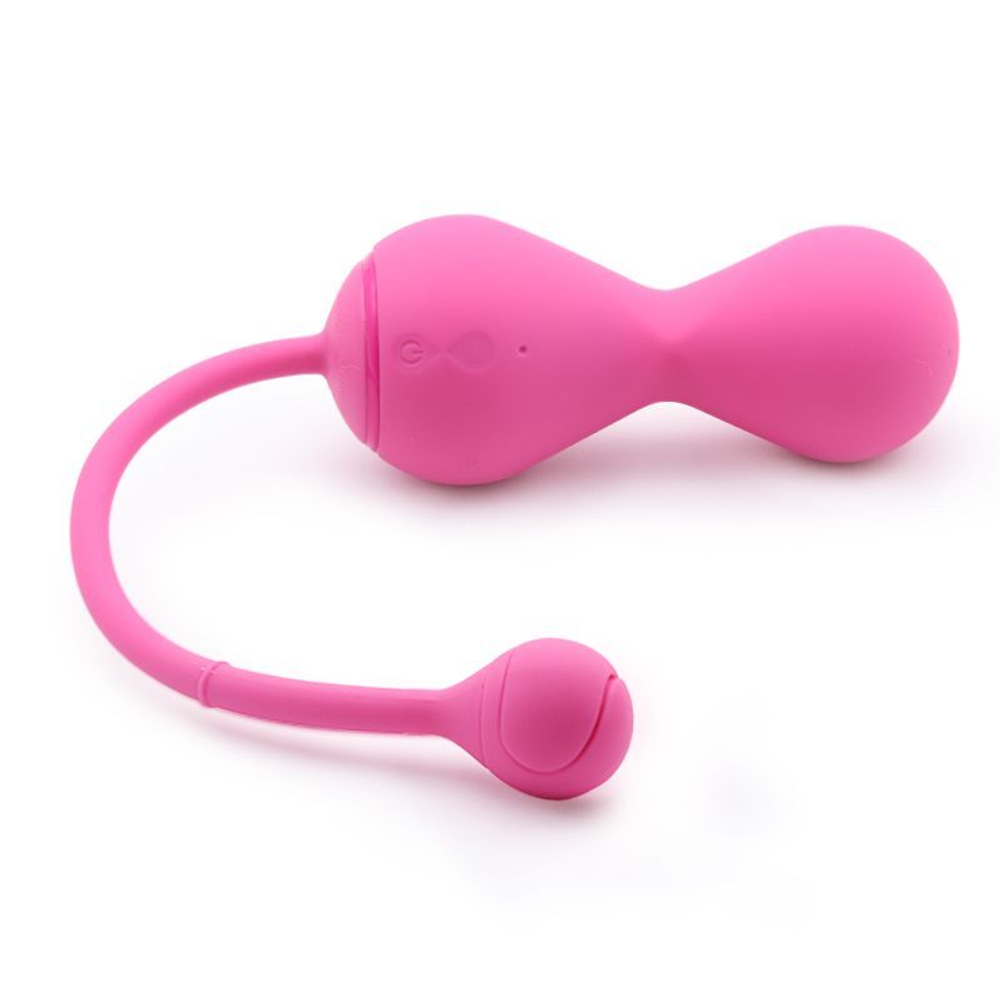 Подарочный набор: розовый тренажер Кегеля MAGIC KEGEL MASTER 2 и фиолетовые менструальные чаши (Цвет: фиолетовый с розовым)