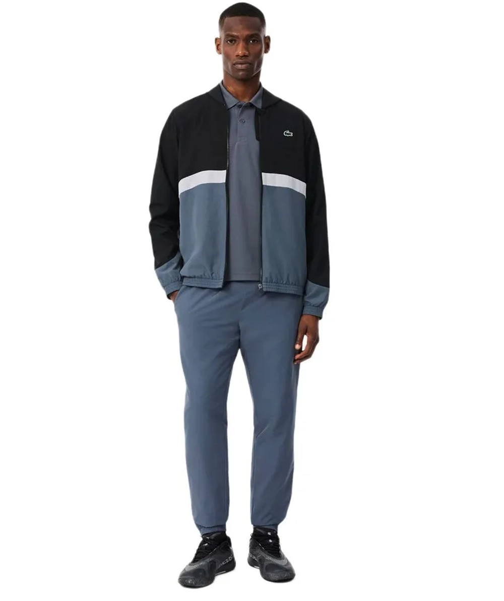 Men's Спортивный костюм Lacoste Sport Printed Colour Block - black/grey