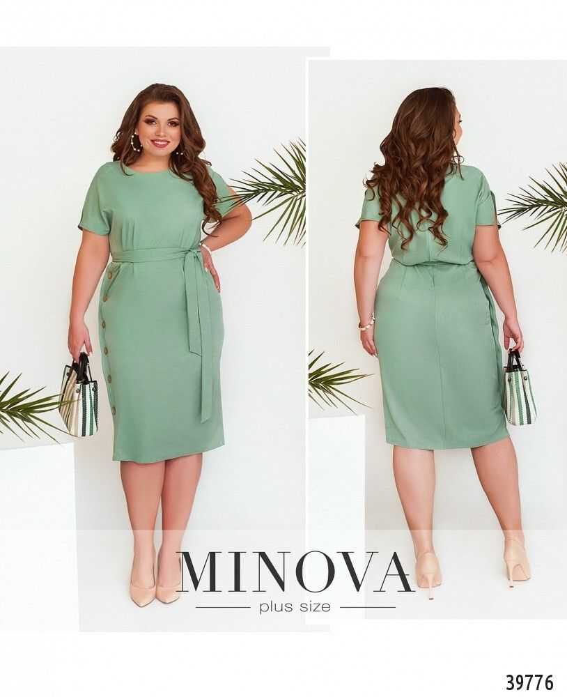 Платье 3150B-мятный Minova