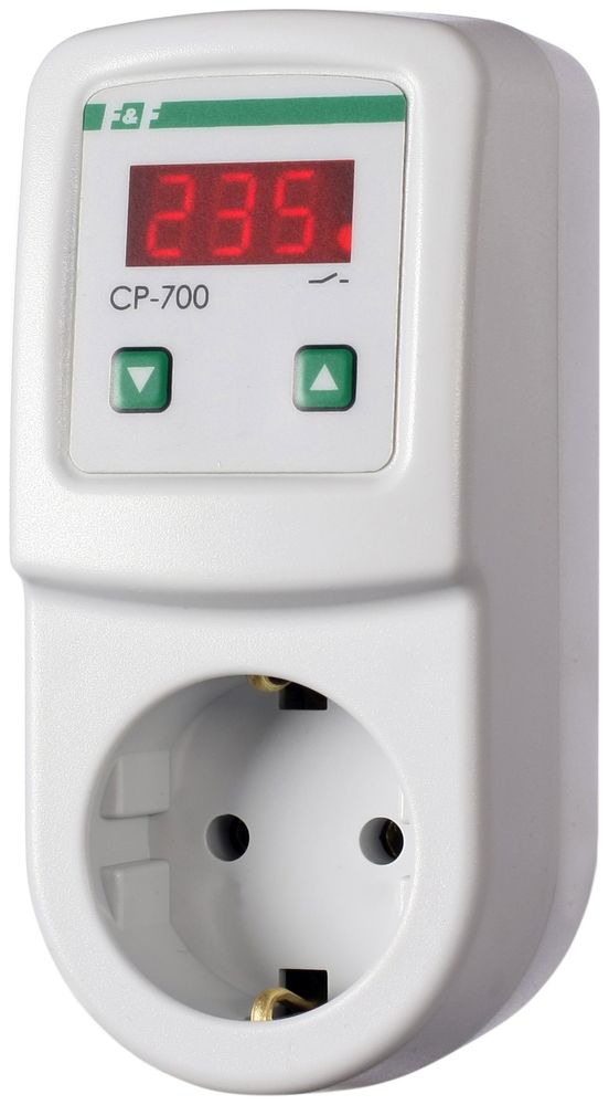 Реле контроля напряжения в розетку CP-700 16А 220В