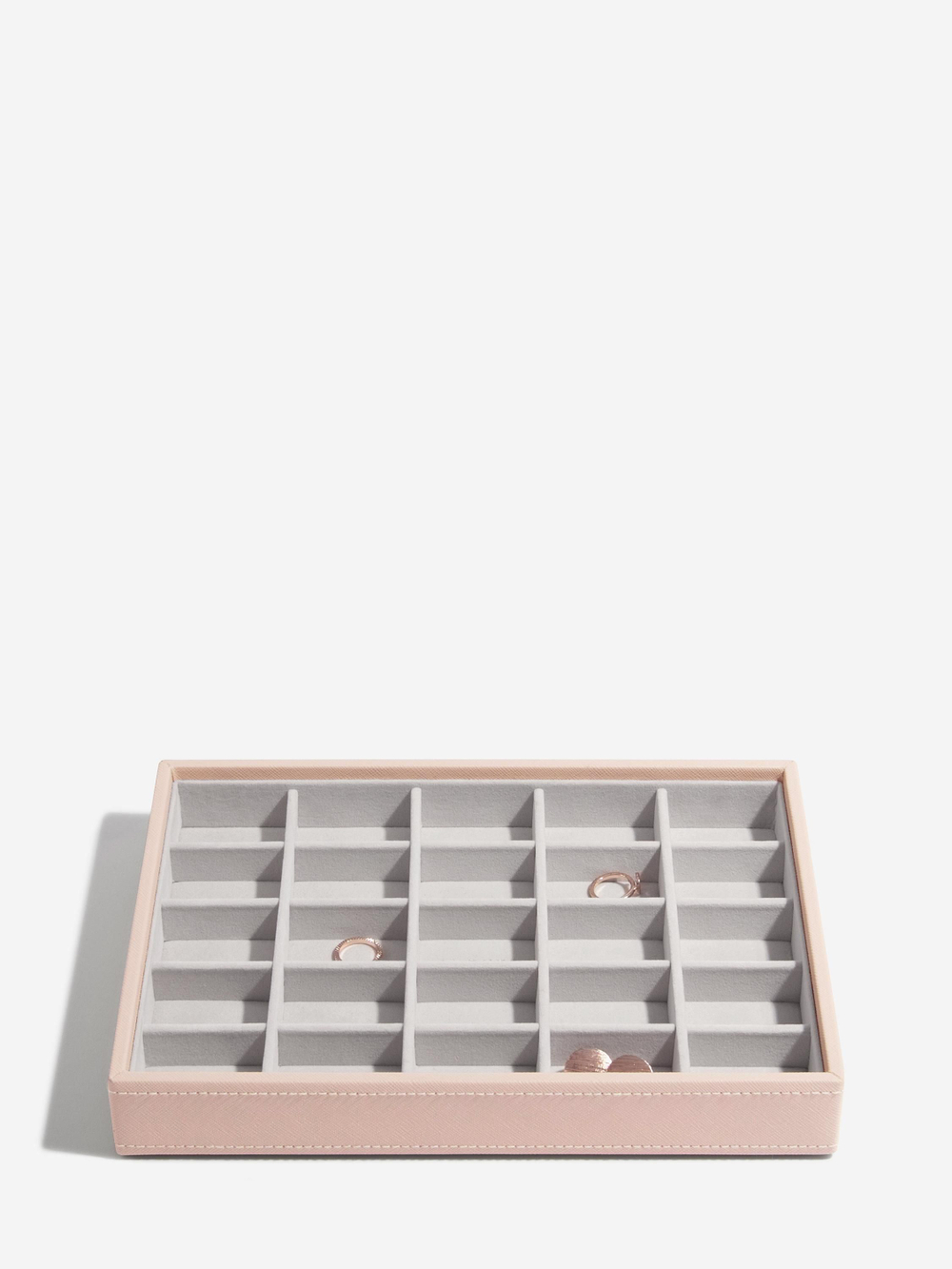 Органайзер для украшений и часов Stackers Classic Jewellery Box, 4 секции - Burgundy (Burgundy / бордовый / Burgundy / 600 / 700 / Органайзер-косметичка с крышкой)
