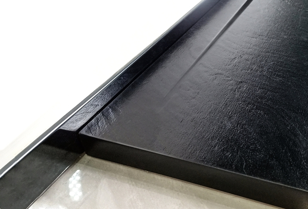 Душевой поддон из искусственного камня WeltWasser WW TRS 12080 STONE-BL 120x80 10000004381 Черный