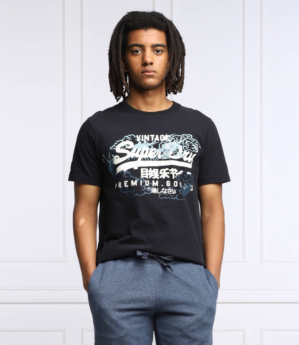 футболка Superdry - темно-синий(M1011321A)