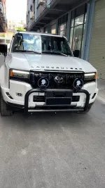 Кенгурятник с доп светом для Toyota Land Cruiser 250 LC250 2023+ Тойота крузер крузак защита картера противотуманники дуга бампера