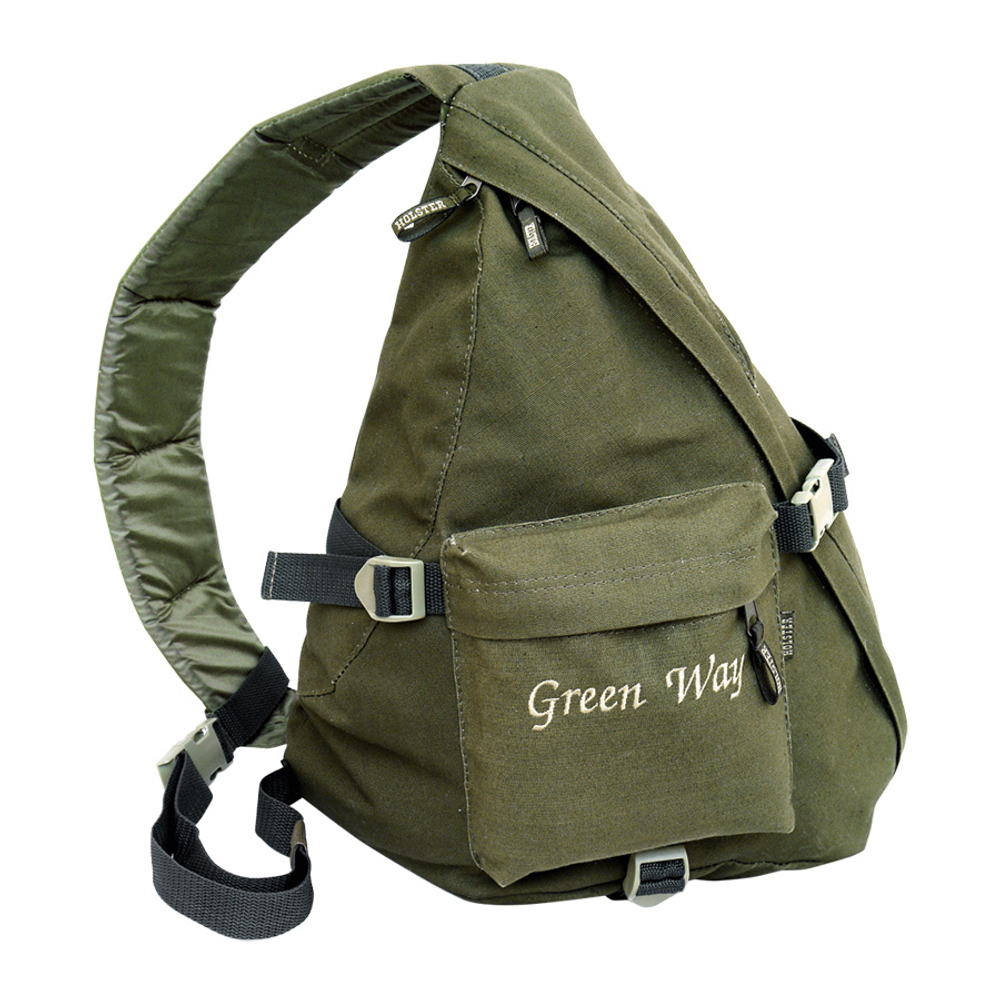 Рюкзак туристический Holster Роджер Green Way 25 л, правый, авизент