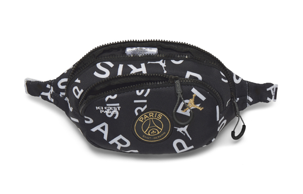 Jordan Polyester Crossbody Bag, Fanny Pack Regular Unisex Black