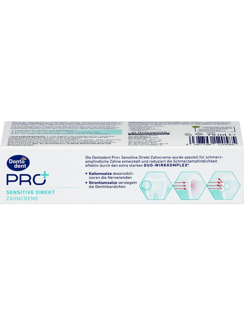 PRO+ Зубная паста "Sensitive Direct", 75 мл