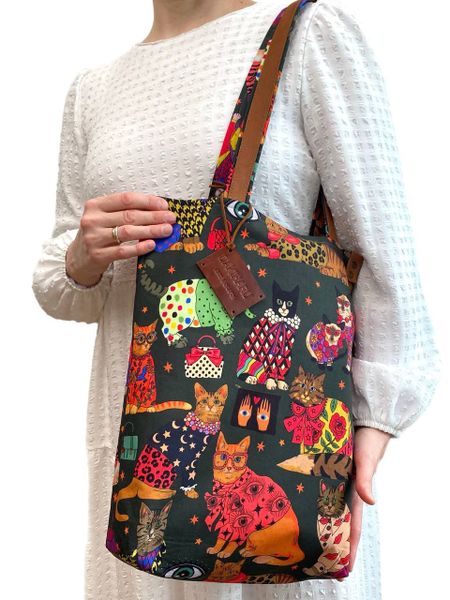 СТИЛЬНЫЕ КОТЫ, 100% хлопок Handmade Fabrics 6