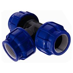 Тройник TEBO обжим 40 для ПНД 11394