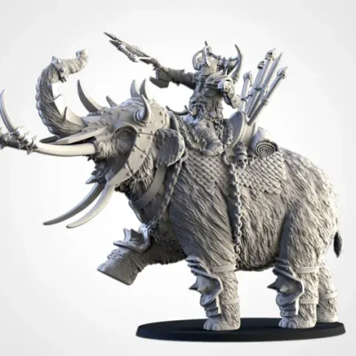 Ogor/Ogre Khan on Mammoth