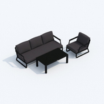 Кресло Ideal Patio ЭСТИВО черное