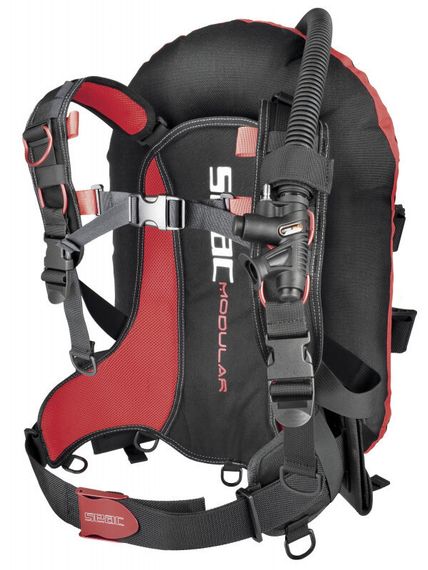 Жилет-компенсатор BCD Seac Sub Modular Оne size Тип-крыло красный