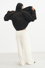 Брюки из жатого джерси без застёжки - H&M