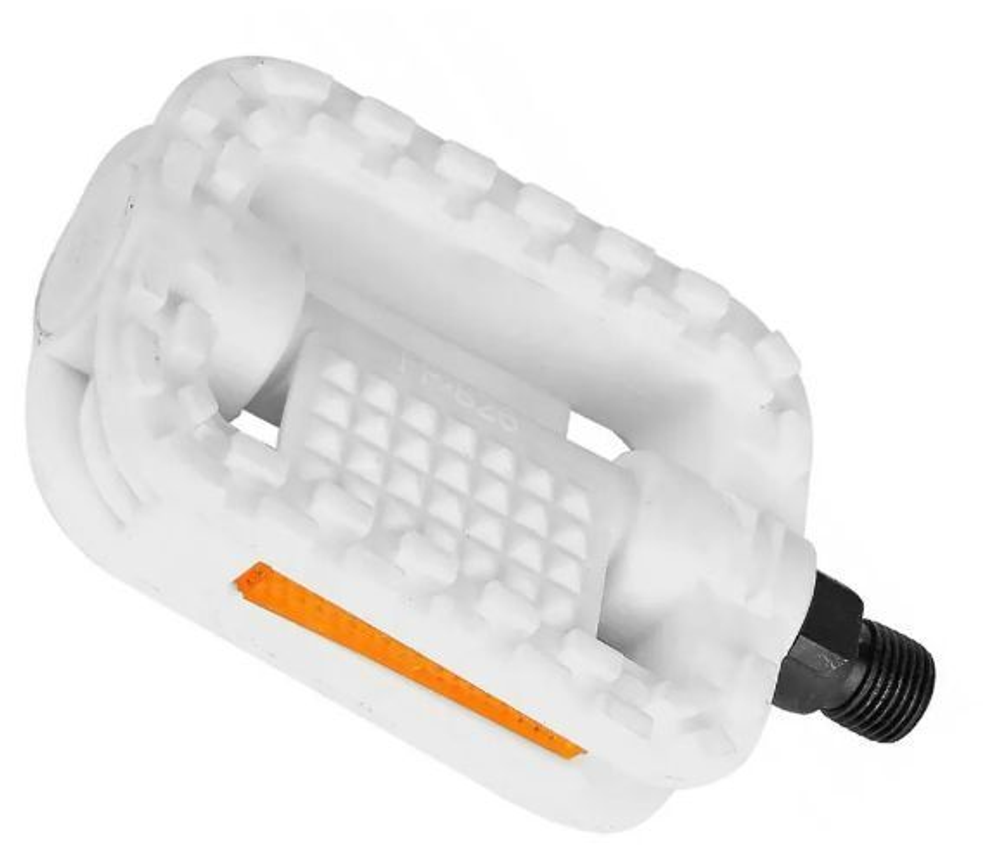 Педали FP-826 Feimin ось 9/16" пластиковые белые (10216170/020421/0090434, Китай)