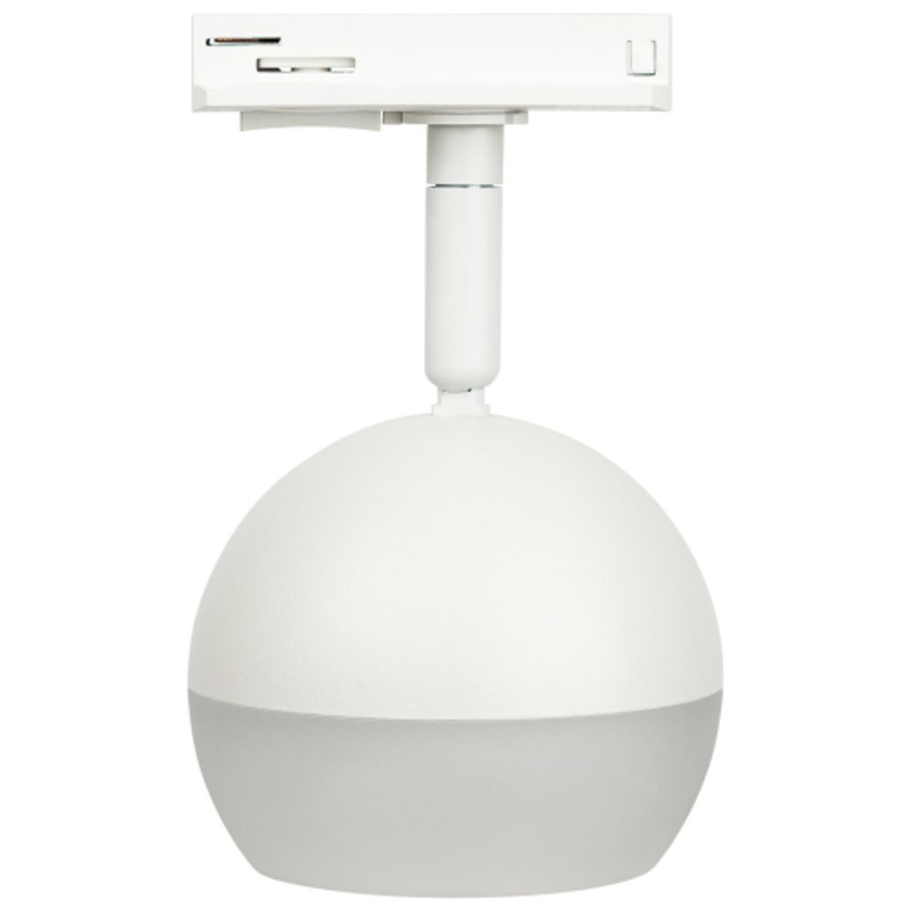 Трековый светильник однофазный ЭРА Round TR46-GX53 WH под лампу GX53 белый | Однофазные светильники под лампу