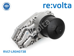 Корпус масляного фильтра с теплообменником в сборе для Jaguar, Land Rover / RVLT-LR040738