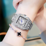 KANGOL Quartz Movement Metal Strap Watch Women"s Watch Silver Dial KANGOL K656