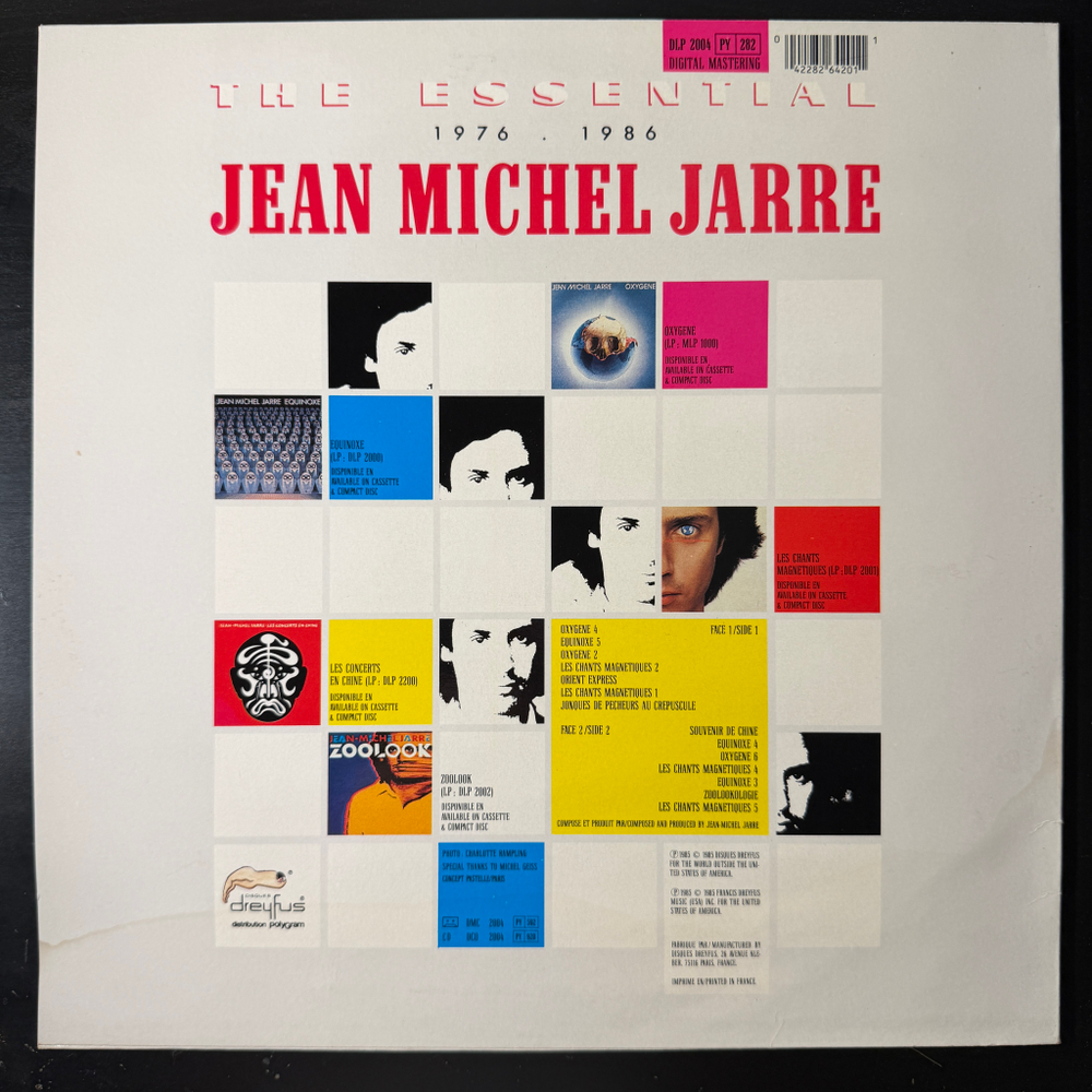 Jean Michel Jarre - The Essential 1976 - 1986 (Франция 1986г.)