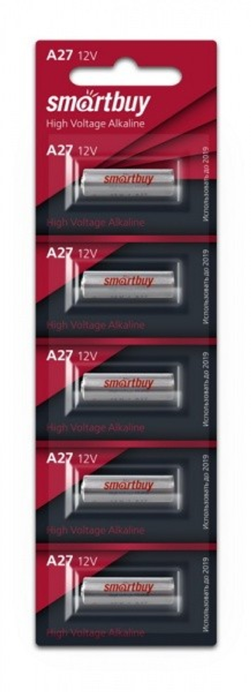 Батарейка алкалиновая Smartbuy A27/5B (100/1000) SBBA-27A5B
