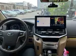 Магнитола для Toyota Land Cruiser 200 2015-2021 (без JBL) - Kuberg ZH-T1603 монитор 16.3"! на Android 12, Быстрая, 4G SIM-слот, блок климата и беспроводная зарядка