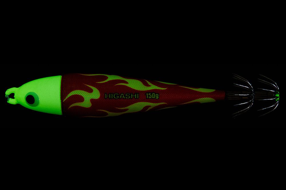 Кальмарница HIGASHI Squid Cloth sinker 150g #06 Hot Fireman