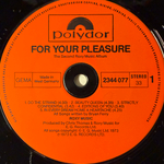 Roxy Music ‎– For Your Pleasure (Германия)Т