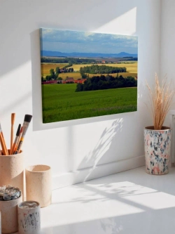 Картина на стену 40 X 50 Деревушка