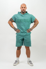 Толстовка без рукавов HOODED T-SHIRT GYM RAG TOP CHAMPION 706 Зеленая