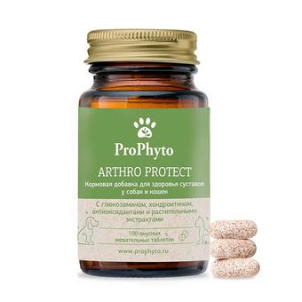 Функциональная кормовая добавка для собак и кошек ProPhyto Артро Защита, 100 таблеток
