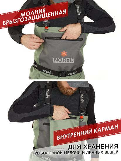 Вейдерсы NORFIN Pilot Stockingfoot