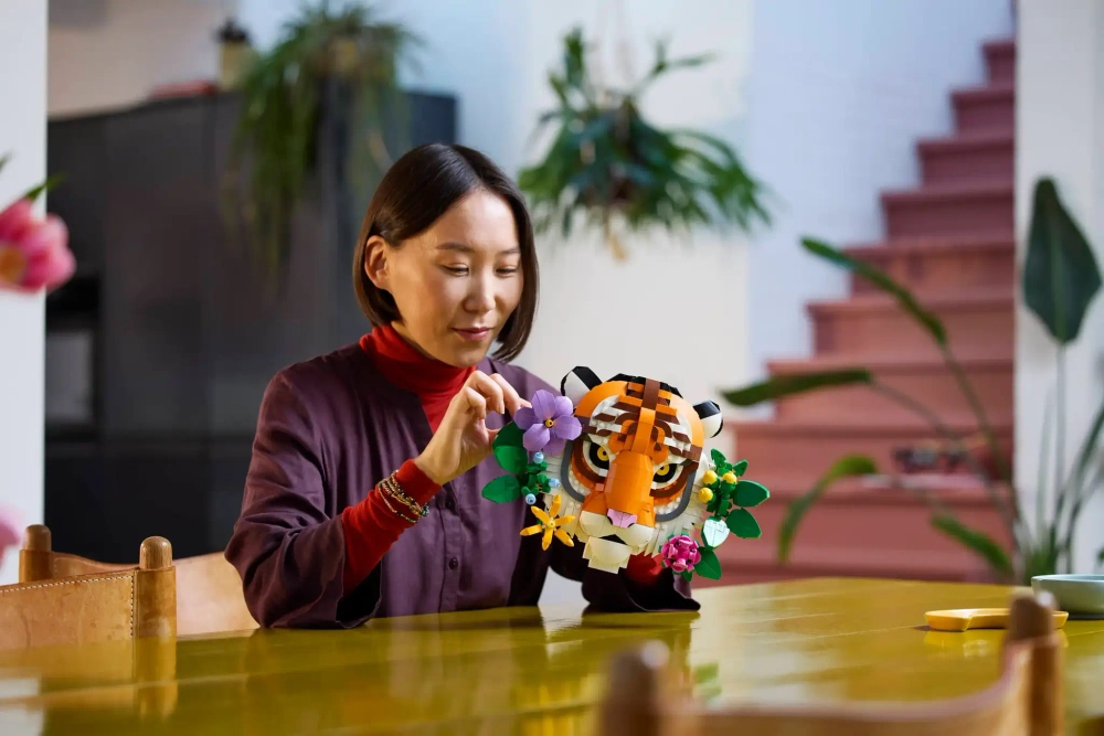 Конструктор LEGO ART 31217 Коллекция представителей фауны - Тигр