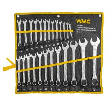 Ключи комбинированные, набор 25пр. (6-32мм) WMC TOOLS WMC-5261PD