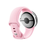 Умные часы Google Pixel Watch 3 Wi-Fi, 41mm, Polished Silver/Rose Quartz (Полированный серебристый корпус, ремешок цвета розовый кварц)