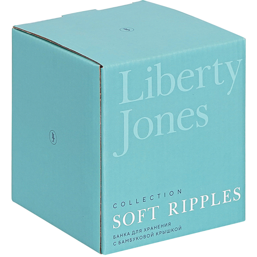 Банка для хранения Liberty Jones Soft Ripples белая