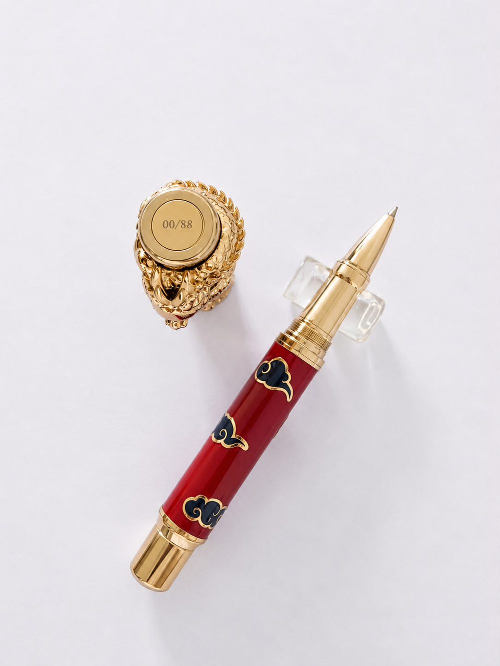 Ручка подарочная шариковая Dragon Red Анкора
