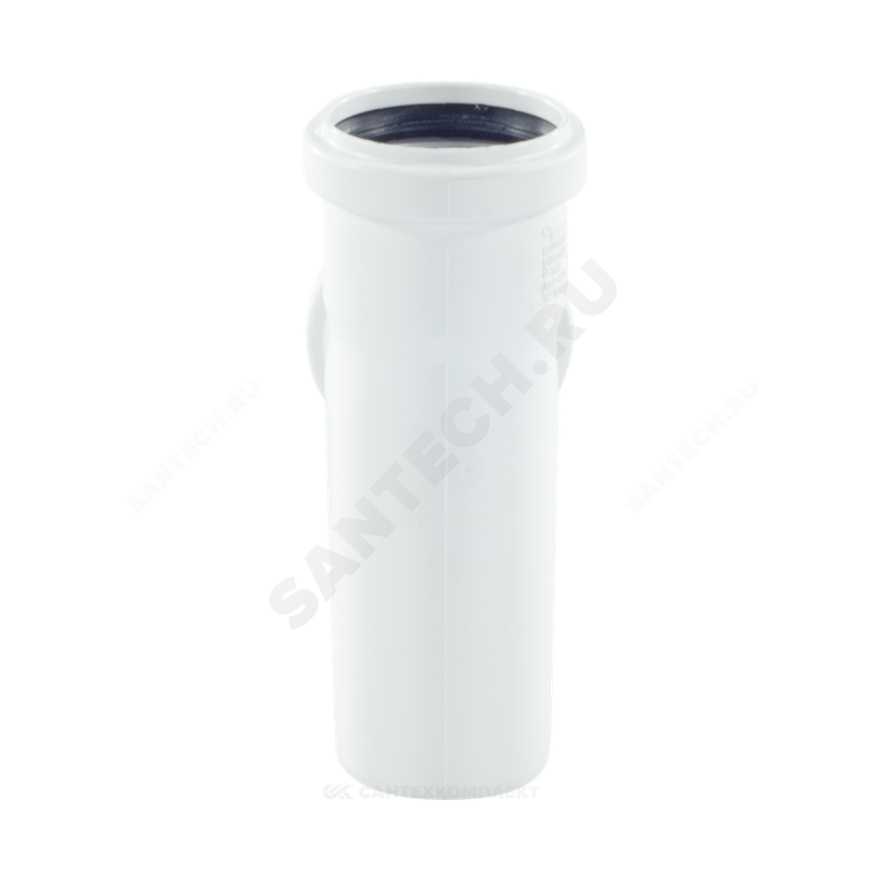 Тройник PP-H бесшумный белый RAUPIANO PLUS Дн 40х40х45гр б/нап в/к Rehau 11231041002