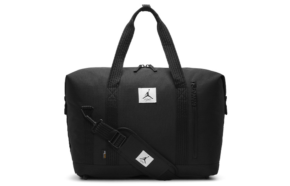Jordan Polyester Shoulder Bag, Crossbody Bag, Handbag, Travel Bag Regular Unisex Black