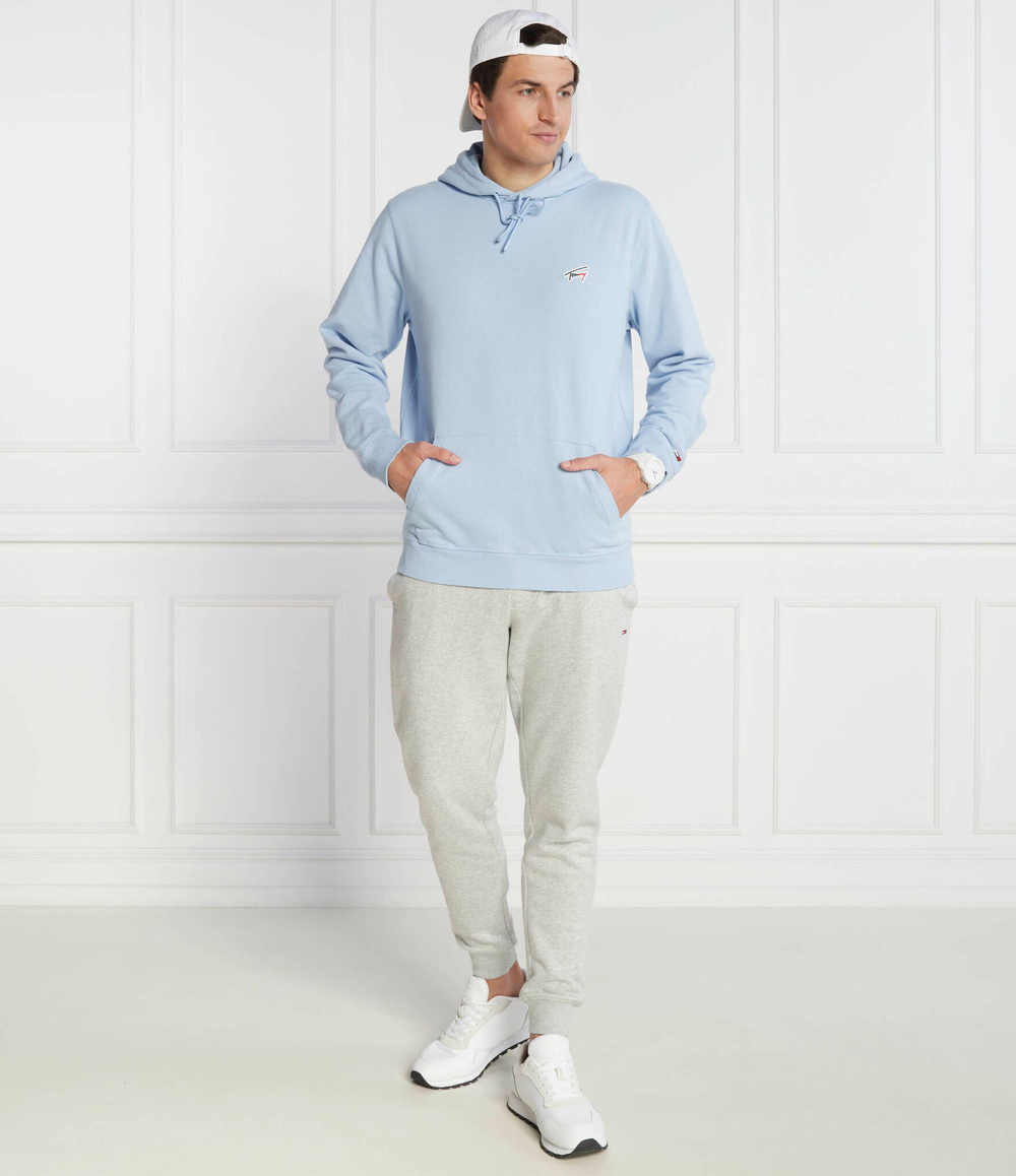 Худи WASHED SIGNATURE Tommy Jeans - голубой(DM0DM17912)