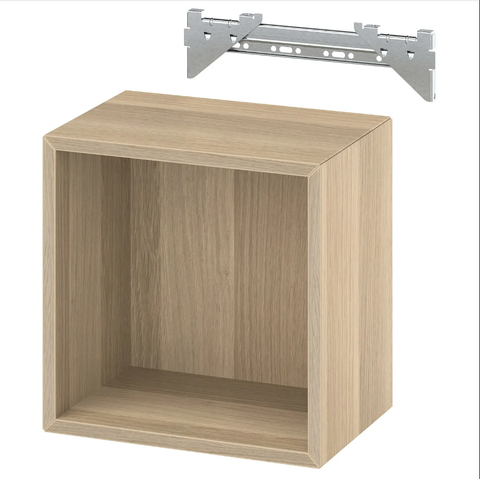 Полка IKEA EKET (ЭКЕТ), Натуральный, с креплением, 35х25х35 см