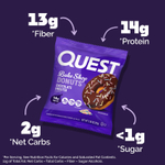 Quest Nutrition, Bake Shop Пончики, в шоколадной глазури, 4 пончика по 67 г (2,36 унции)