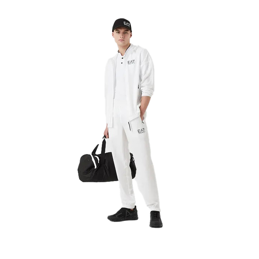 Мужские теннисные Костюмы EA7 Tracksuit Men - White