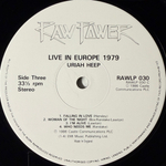 Uriah Heep – Live In Europe 1979 2LP (Англия 1986г.) Т