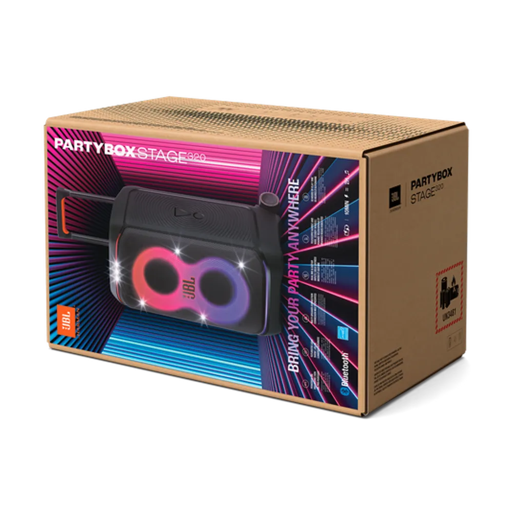 Беспроводная акустика JBL PartyBox Stage 320 Black - 19