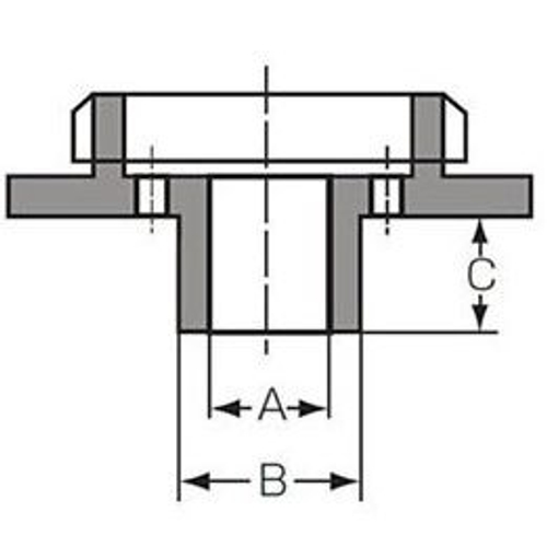Направляющая втулка, 10.9x12.7x8 мм для фрезера 3600H, 3601B Makita 323449-0